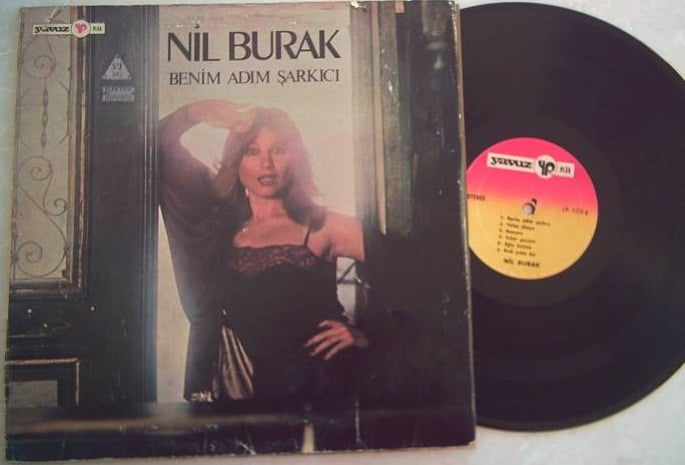 Nil Burak - Benim adım şarkıcı - LP - 1979 - Ön Kapak