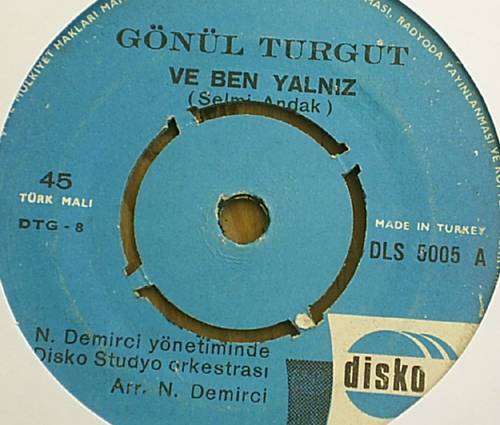 gonul turgut hata bende ve ben yalniz 1968 plagi